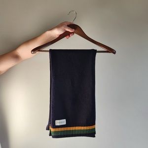 Oliver Spencer Blue Striped Scarf